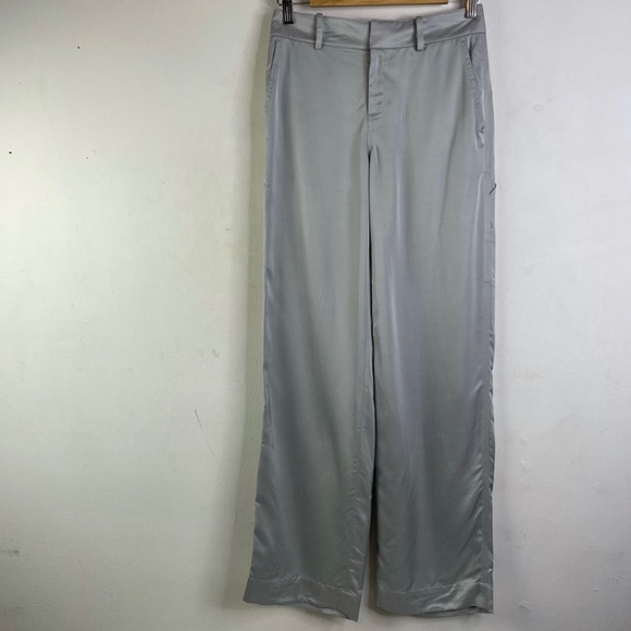 Club Monaco Carpenter Pant Silvery Grey NWT SZ 00 - Picture 3 of 11